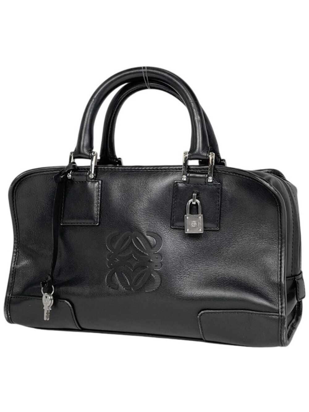 Loewe Amazona 28 Anagram Handbag Leather Black